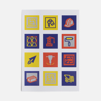 Стикерпак бумажный Industry, строительство (P19942.03)