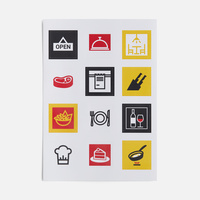 Стикерпак бумажный Industry, кафе (P19942.11)