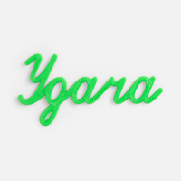 Подвеска Word, 3D-печать на заказ, удача (P19969.06)