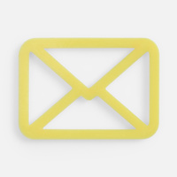 Подвеска Office, 3D-печать на заказ, конверт (P19973.03)