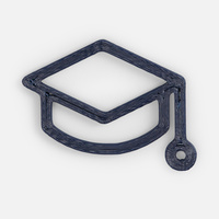 Подвеска Industry, 3D-печать на заказ, шапочка студента (P19974.07)