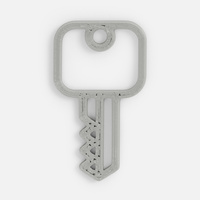 Подвеска Industry, 3D-печать на заказ, ключ (P19974.08)