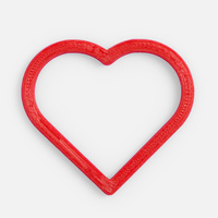 Подвеска Contour, 3D-печать на заказ, сердце (P19979.03)