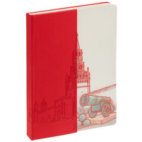 Блокнот «Города. Москва», красный (P20011.50)