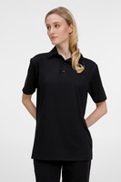 Рубашка поло унисекс Senti, черная (P20186.30)