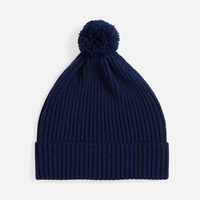 Шапка Catch Match с помпоном, темно-синяя (P20386.41)
