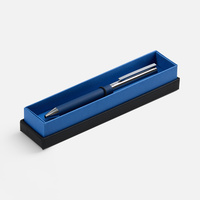 Ручка шариковая Eyeshot Soft Touch в футляре, темно-синяя (P20531.40)