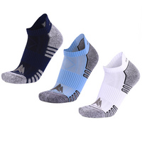 Набор из 3 пар спортивных женских носков Monterno Sport, синий, голубой и белый (P20610.40)