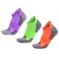 P20610.78 - Набор из 3 пар спортивных женских носков Monterno Sport, фиолетовый, зеленый и оранжевый