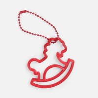 Подвеска &laquo;Лошадка-качалка&raquo;, 3D-печать, красная (P23319.50)