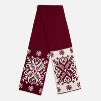 Шарф Wintertude M, красный с белым (P21285.56)