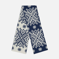 Шарф Wintertude L, синий с белым (P21286.46)