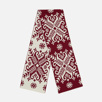 Шарф Wintertude L, красный с белым (P21286.56)