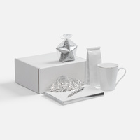 Набор &laquo;Планы на счастье&raquo;, белый с серебристым (P22604.61)