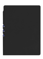 Ежедневник Flexpen Soft Touch, недатированный, черный с синим (P23087.34)