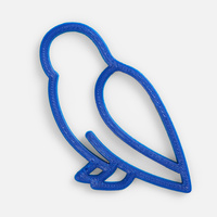 Подвеска &laquo;Сова&raquo;, 3D-печать, синяя (P23320.40)