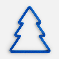 Подвеска &laquo;Елочка&raquo;, 3D-печать, синяя (P23321.40)