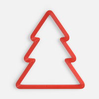 Подвеска &laquo;Елочка&raquo;, 3D-печать, красная (P23321.50)