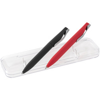 P23322.35 - Набор Pin Soft Touch: ручка и карандаш, черный с красным