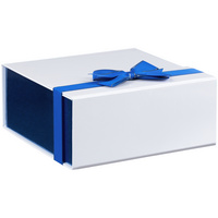 Коробка складная Gallant, M, белая с синим (P24029.64)