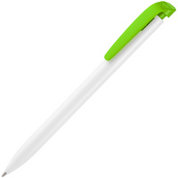 P25900.69 - Ручка шариковая Favorite, белая с зеленым