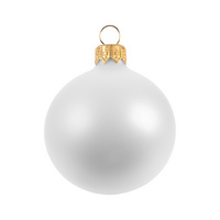 Елочный шар Gala Matt в коробке, 6 см, белый (P30149.60)