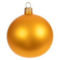 Елочный шар Gala Matt в коробке, 8,5 см, золотистый (P30150.00)