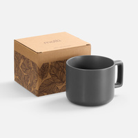 Чашка Jumbo в коробке матовая, темно-серая (P31114.13)