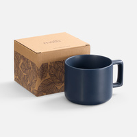 Чашка Jumbo в коробке матовая, темно-синяя (P31114.40)