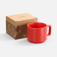 Чашка Jumbo в коробке матовая, красная (P31114.50)