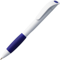 Ручка шариковая Grip, белая с синим (P3321.61)