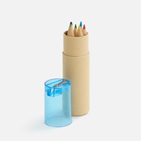 Набор карандашей Pencilvania Office с точилкой, синий (P3354.40)