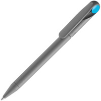 P3425.41 - Ручка шариковая Prodir DS1 TMM Dot, серая с голубым