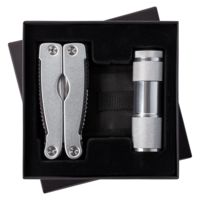 Набор Handmaster: фонарик и мультитул, серебристый (P3495.10)