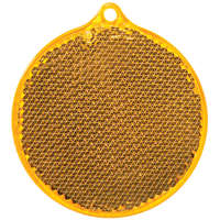 Пешеходный светоотражатель «Круг», оранжевый (P4210.20)