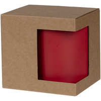 Коробка для кружки с окном Cupcase, крафт (P43337.00)