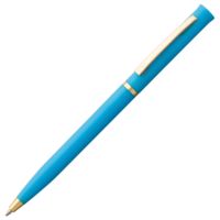 Ручка шариковая Euro Gold, голубая (P4475.44)