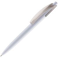 P4708.11 - Ручка шариковая Bento, белая с серым