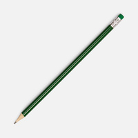 Карандаш простой Hand Friend с ластиком, зеленый (P5002.90)