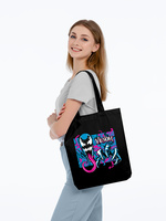 Холщовая сумка со светящимся принтом Venom, черная (P55523.31)