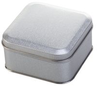 Коробка Pragmax S, квадратная, серебристая (P5587.01)