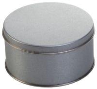 Коробка Pragmax S, круглая, серебристая (P5589)