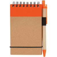 Блокнот на кольцах Eco Note с ручкой, темно-оранжевый (P5596.21)