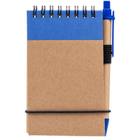 Блокнот на кольцах Eco Note с ручкой, синий (P5596.40)