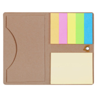 Футляр для визитки Eco Holder со стикерами, крафт (P5598.66)