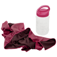 Охлаждающее полотенце Weddell, розовое (P5965.52)