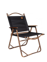 Стул MW02 складной, черный, темное дерево (P64000.35)