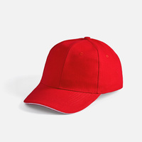 Бейсболка Buffalo, красная с белым (P6404.56)