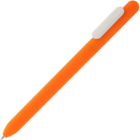 Ручка шариковая Swiper Soft Touch, неоново-оранжевая с белым (P6969.62)