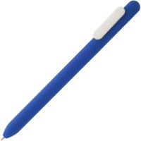 P6969.64 - Ручка шариковая Swiper Soft Touch, синяя с белым